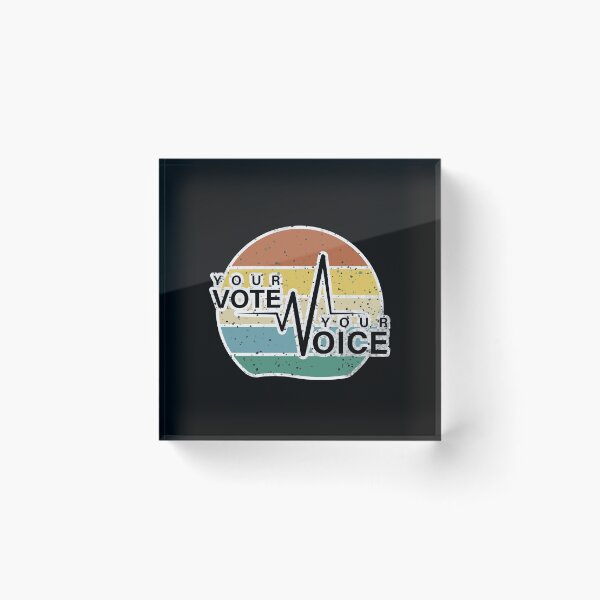 Item preview, Your Vote Your Voice, Retro Vintage designed and sold by TheFirstOne.