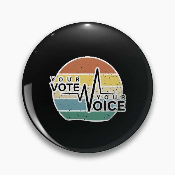 Item preview, Your Vote Your Voice, Retro Vintage designed and sold by TheFirstOne.