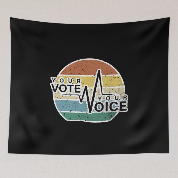 Item preview, Your Vote Your Voice, Retro Vintage designed and sold by TheFirstOne.