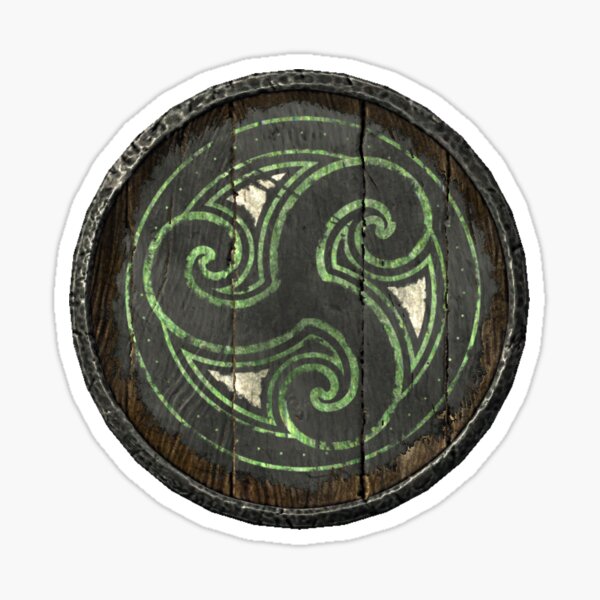 Morthal and Hjaalmarch logo (Hold guard shield) Sticker