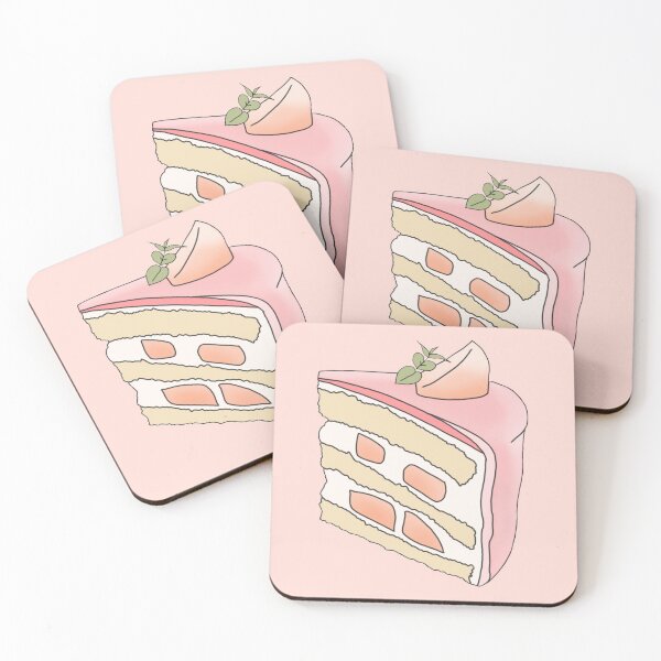 Item preview, Peachy Cream Cake designed and sold by PeachPantone.