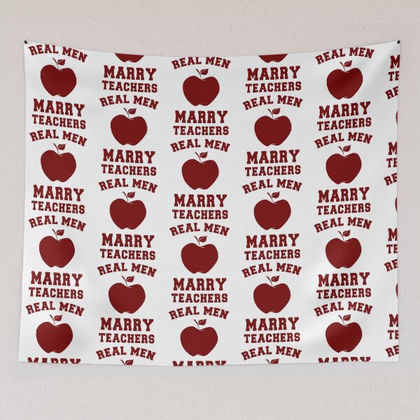 Item preview, Real men marry teachers gift for men designed and sold by BRtisticDesigns.