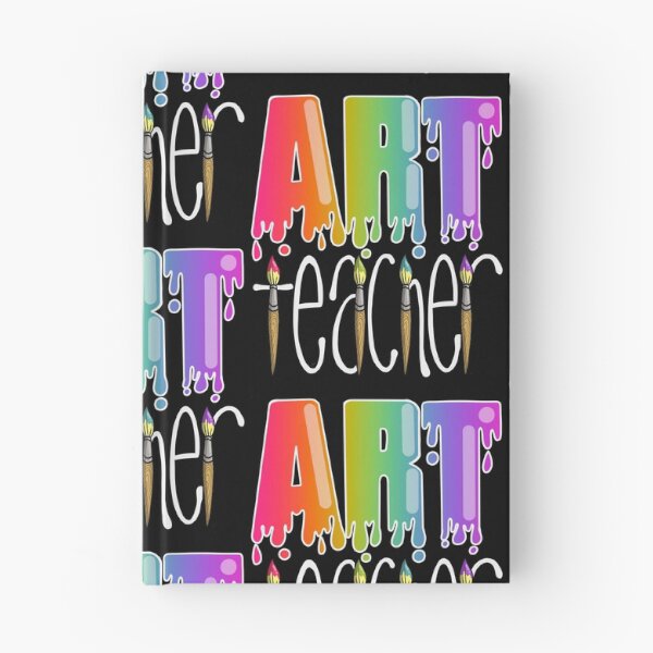 Item preview, Art Teacher with Paintbrushes and Paint Drip designed and sold by thecraftace.