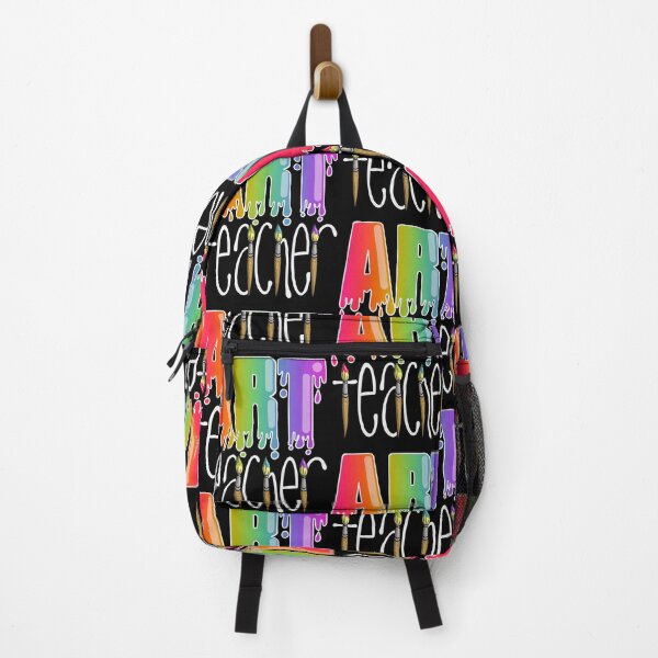 Item preview, Art Teacher with Paintbrushes and Paint Drip designed and sold by thecraftace.