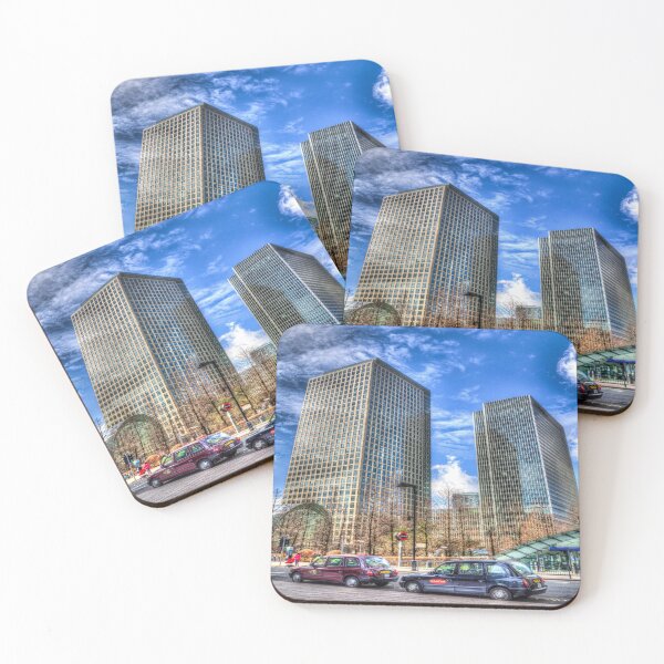 Item preview, Taxis at Canary Wharf designed and sold by Londonimages.