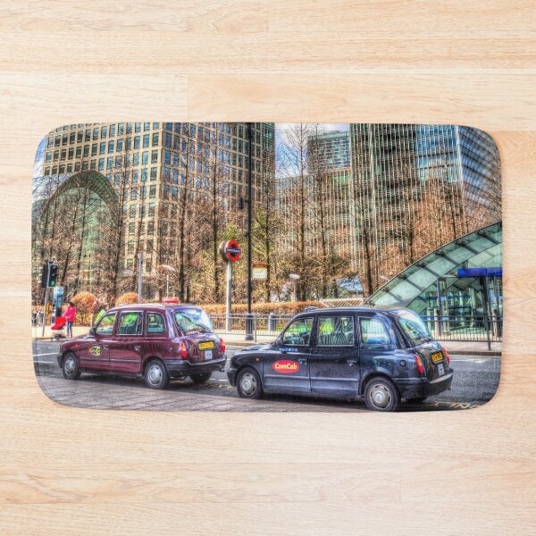 Item preview, Taxis at Canary Wharf designed and sold by Londonimages.