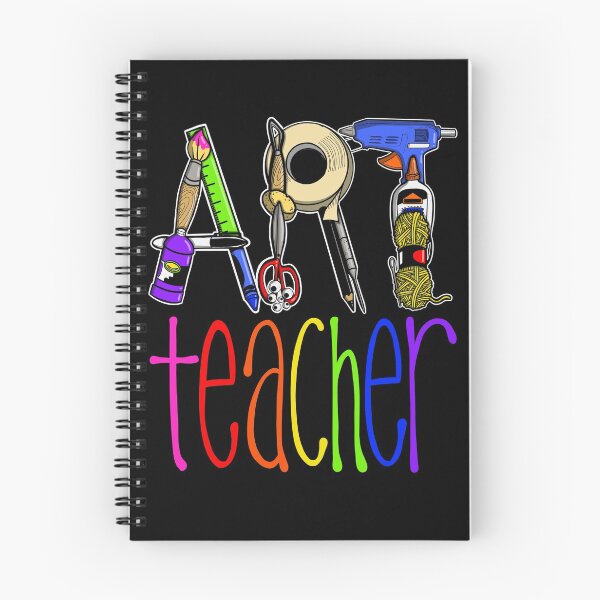 Item preview, Art Teacher with Art Supply Lettering  designed and sold by thecraftace.