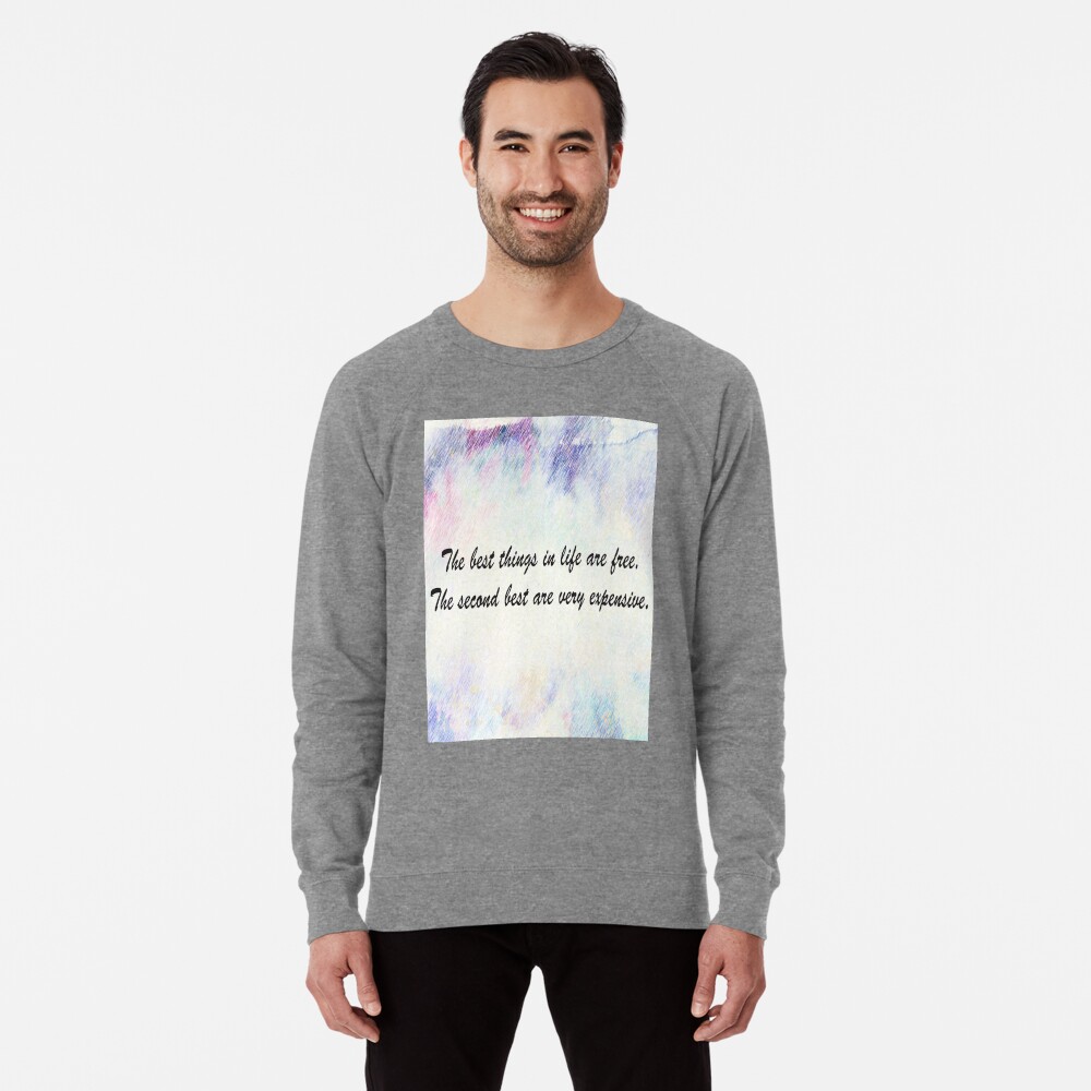 the best things in life..” coco chanel quote Pullover Hoodie for