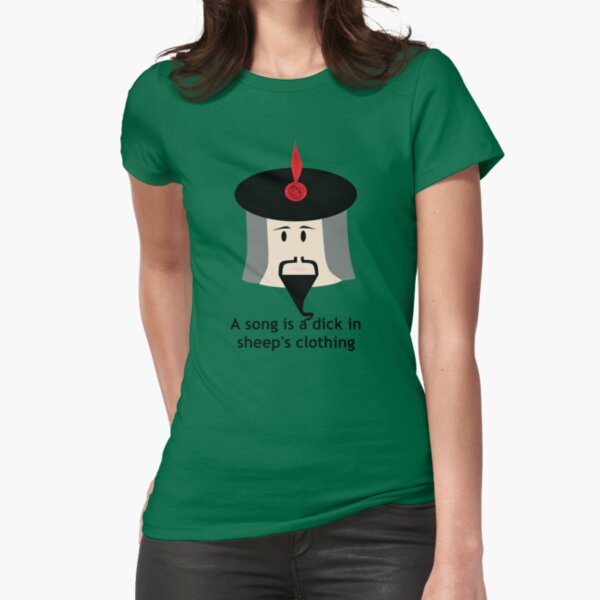 Dick in Sheep's Clothing Fitted T-Shirt