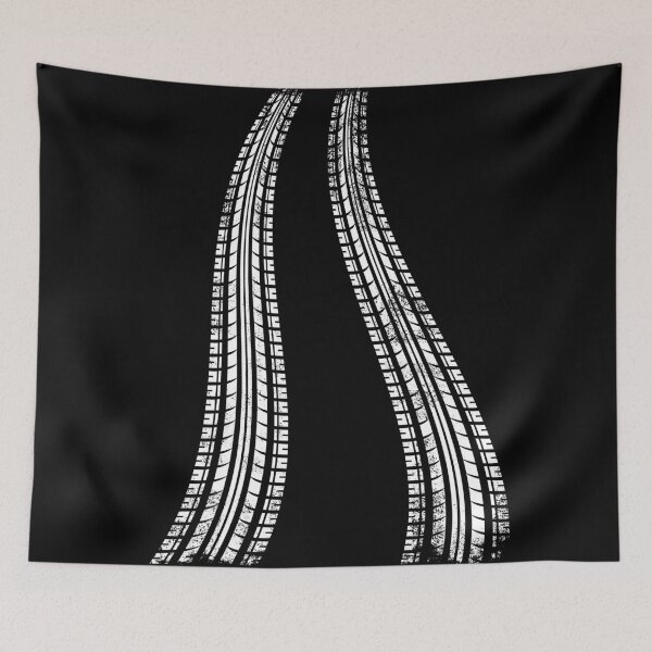 Item preview, TIRE, TIRE TRACKS, SKIDMARKS USED LOOK BY SUBGIRL designed and sold by SUBGIRL.