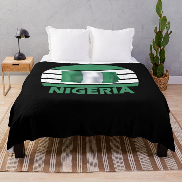 Item preview, Retro Vintage Nigerian Flag Gift designed and sold by jpjournals.