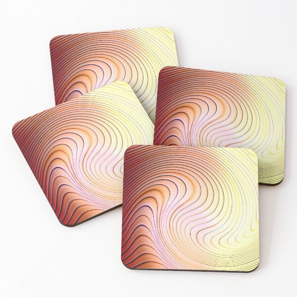 Artikelvorschau, Warm Spiral Swirl - Abstraktes geometrisches Design entworfen und verkauft von NaturalTextures.