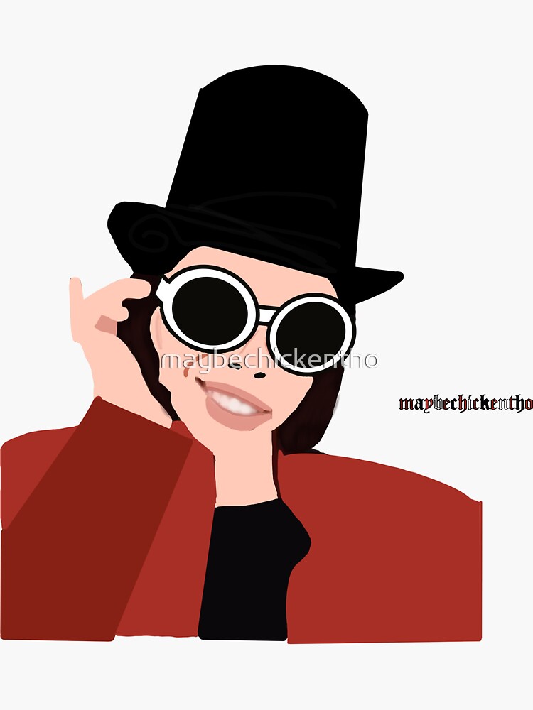 Willy Wonka Sticker for Sale by maybechickentho