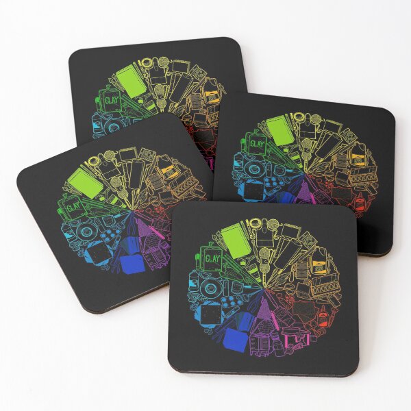 Item preview, Color Wheel of 85 Art Supplies Doodle designed and sold by thecraftace.