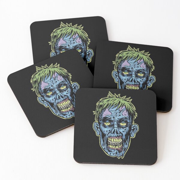 Item preview, ZOMBIE HEAD UNDEAD HORROR GRAPHIC designed and sold by HorrorIllustrat.