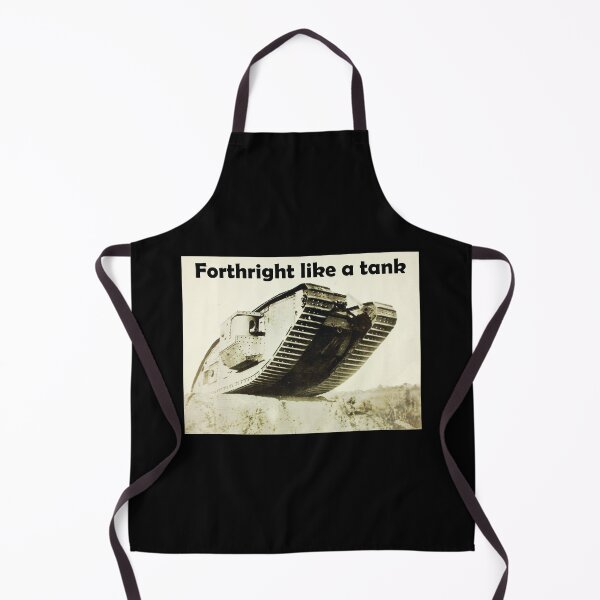 Item preview, WWI Tank "Forthright like a tank" designed and sold by NorseTech.