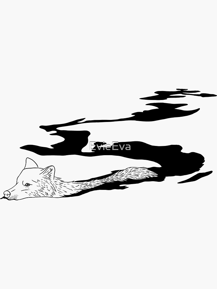 River Wolf by EvieEva
