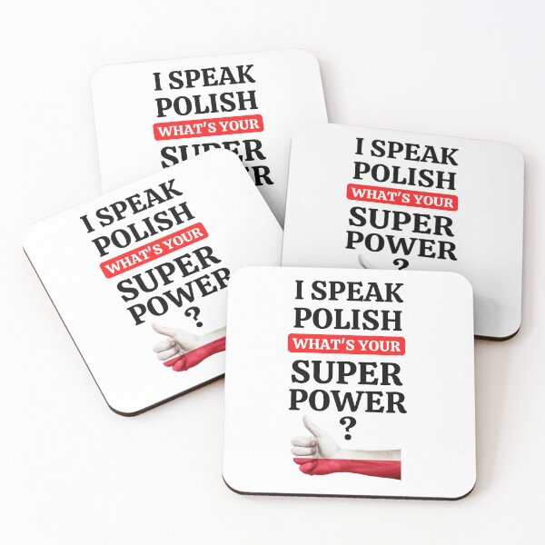 Item preview, I Speak Polish What's Your Superpower? designed and sold by PinkPandaPress.