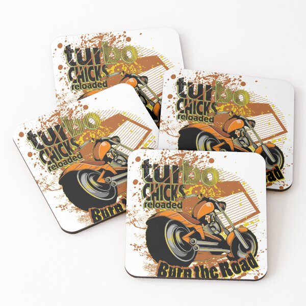 Item preview, Turbo Reloaded Burning Road Motorcycle Art Illustration designed and sold by Ahmed Al , Dabai.
