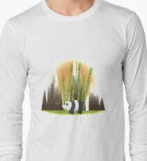 Panda & Bamboo - We Bare Bears Long Sleeve T-Shirt