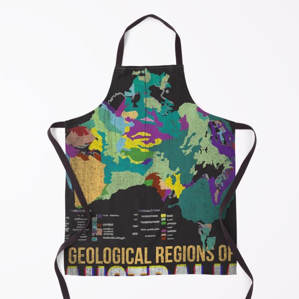 Item preview, Geological Regions of Australia Map designed and sold by SueSakpal.