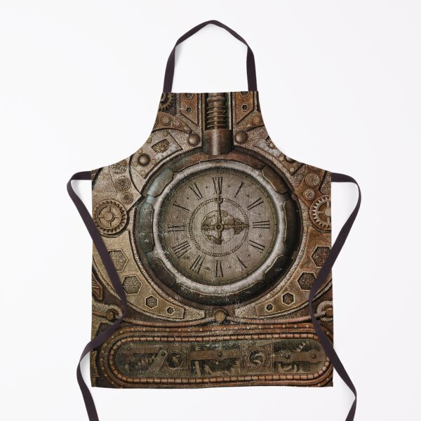 Item preview, Brown Grunge Vintage Steampunk Clock designed and sold by Gatterwe.