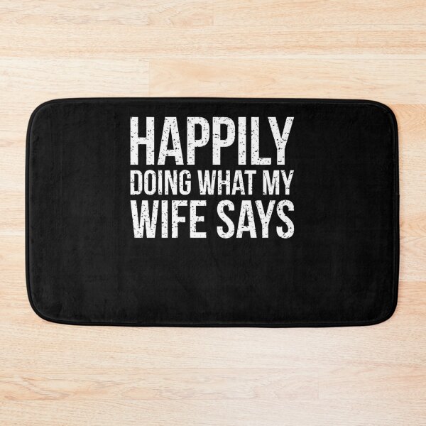 Item preview, Happily doing what my wife says - Awesome funny husband Gift designed and sold by Teenation9.