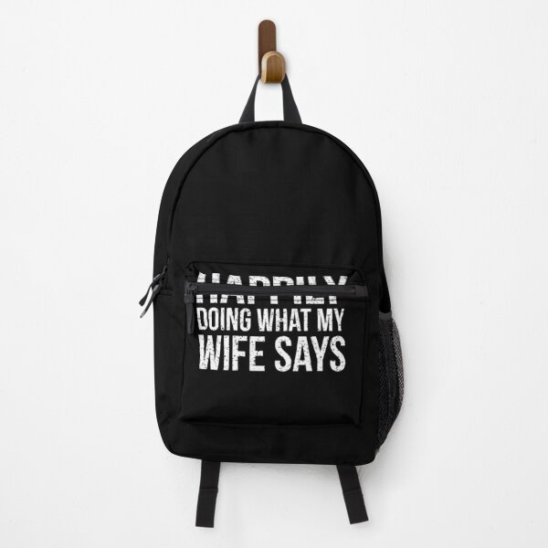 Item preview, Happily doing what my wife says - Awesome funny husband Gift designed and sold by Teenation9.