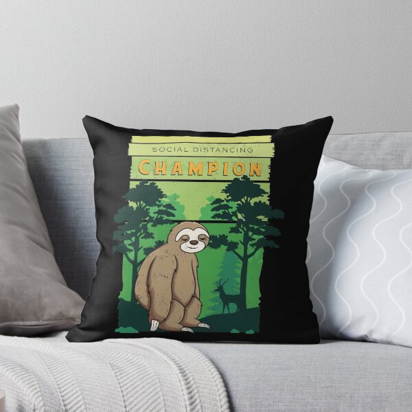 Item preview, Sloth Social Distancing World Champion designed and sold by Space Fox.
