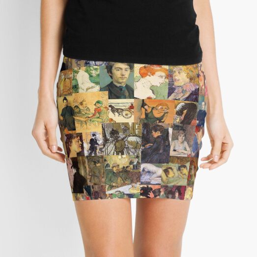 Henri de Toulouse-Lautrec Mini Skirt