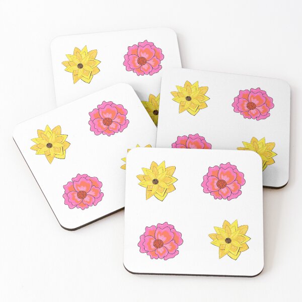 Item preview, Vibrant flowers designed and sold by Oceanwaves-06.
