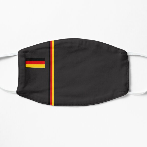 Mask With Germany Flag Mouthguard Flat Mask