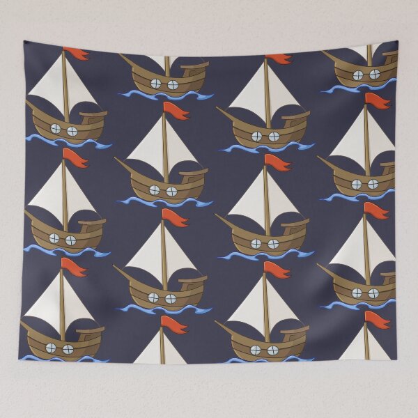 Item preview, Sailboat Cartoon designed and sold by Yael Weiss.