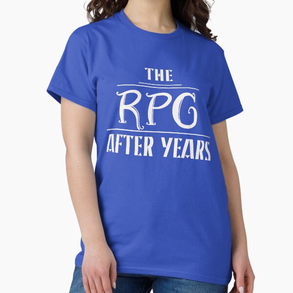 RPG After Years Logo (white on blue) Classic T-Shirt