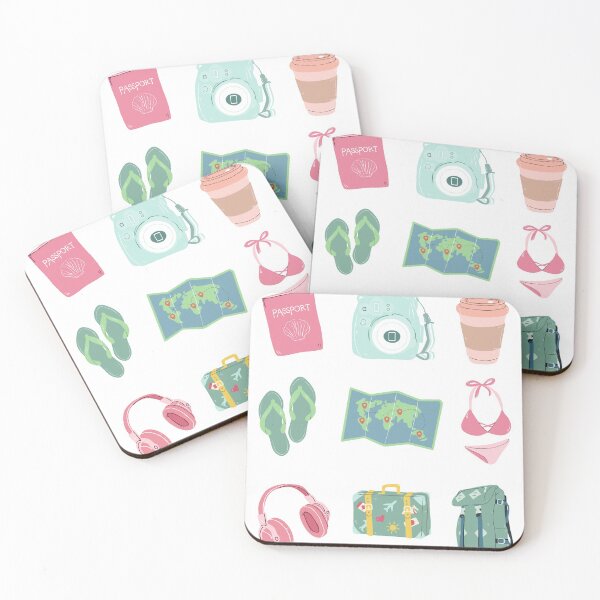 Item preview, Pastel Travel Essential Acessories designed and sold by LamV.