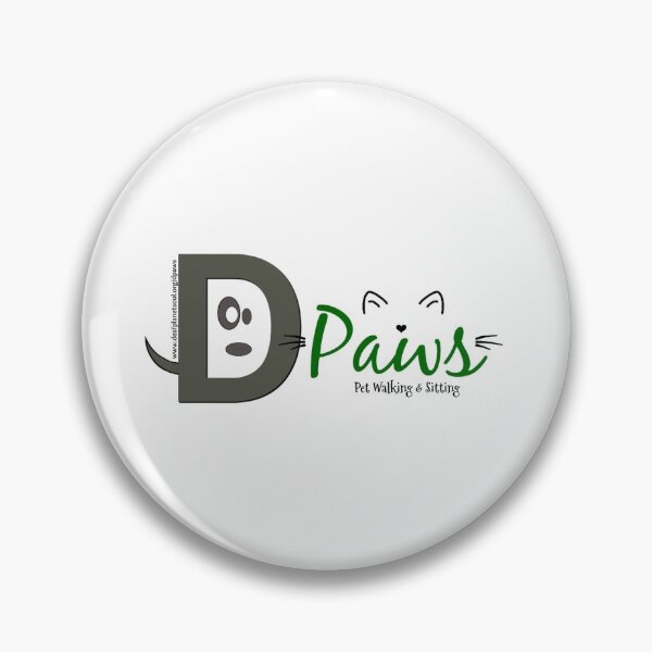 Item preview, DPaws Logo Sticker: Circle designed and sold by deafplanetsoul.