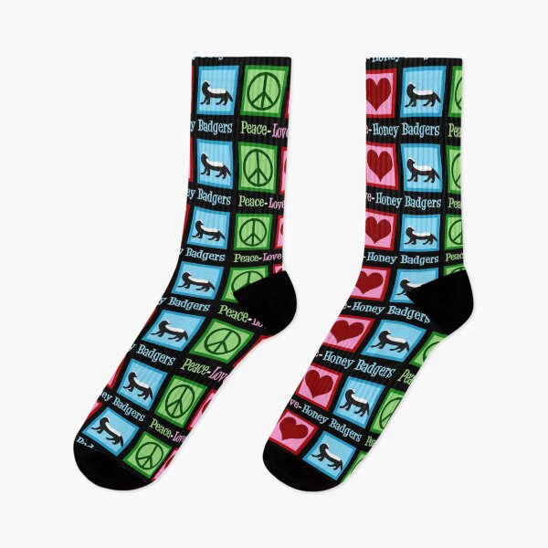 Item preview, Peace Love Honey Badgers designed and sold by Epic Love Designs.