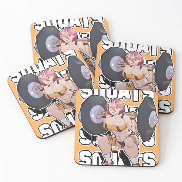 Item preview, SQUATS SQUATS SQUATS - Oni Workout designed and sold by Monstralgam.