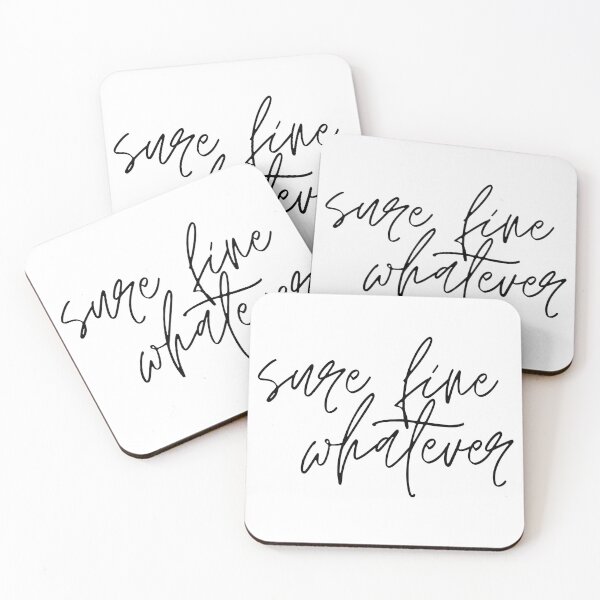Item preview, Cursive - Sure Fine Whatever designed and sold by jcocozziello.