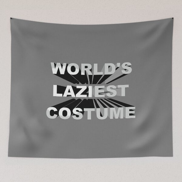 Item preview, World's Laziest Halloween Costume - Greyscale designed and sold by johnta17.