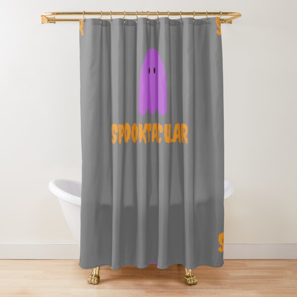 spooktacular- Halloween Ghost Shirt Halloween Unisex Shirt Halloween Gift Ghost T Shirt Shower Curtain
