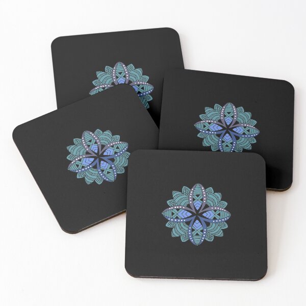 Item preview, Cute colorful mandala flower designed and sold by cyhdesign.