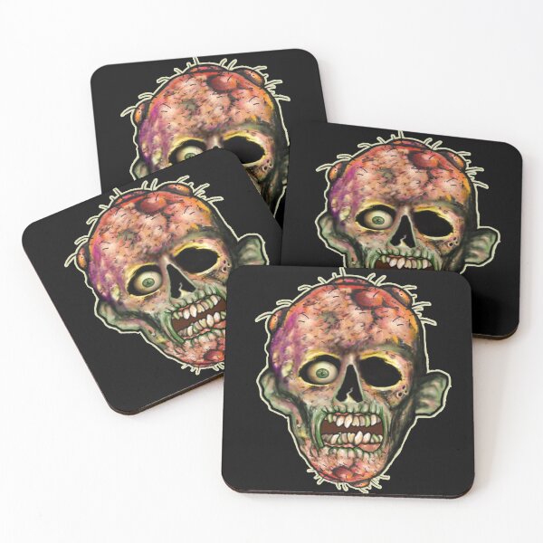 Item preview, ZOMBIE HEAD UNDEAD HORROR GRAPHIC designed and sold by HorrorIllustrat.
