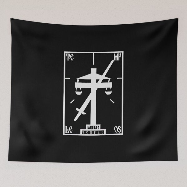 Item preview, Terry Davis Temple OS Retro Logo designed and sold by TopNotchRamen.