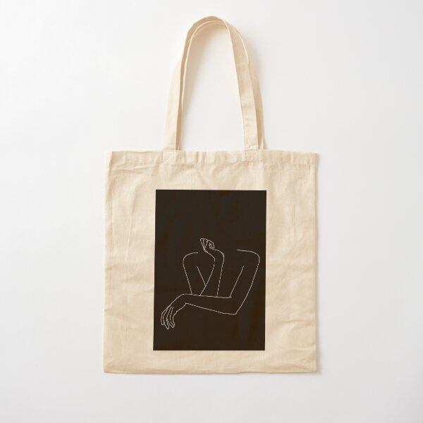 Item preview, Woman's arms line drawing illustration - Anna Black designed and sold by TheColourStudy.