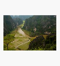 rivers and hills of vietnam Photographic Print