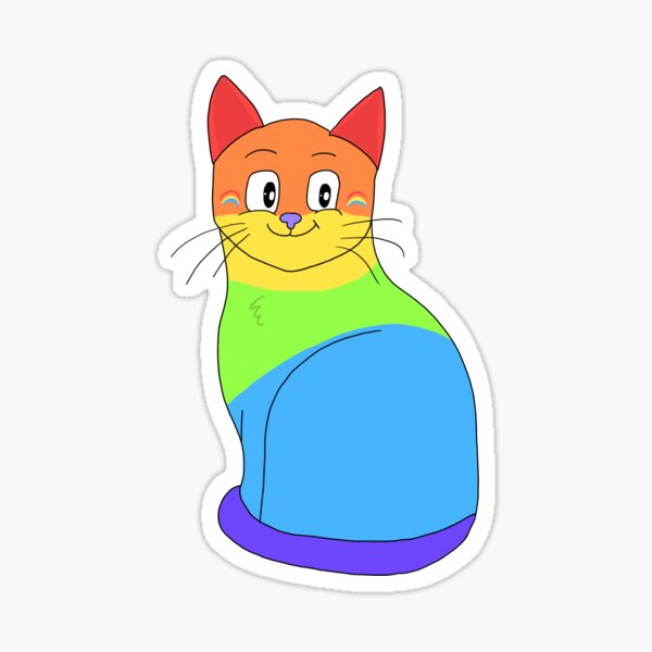 Rainbow Cat Sticker