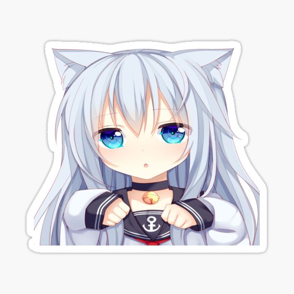 Anime Girl Sticker HD Png Download  Transparent Png Image  PNGitem