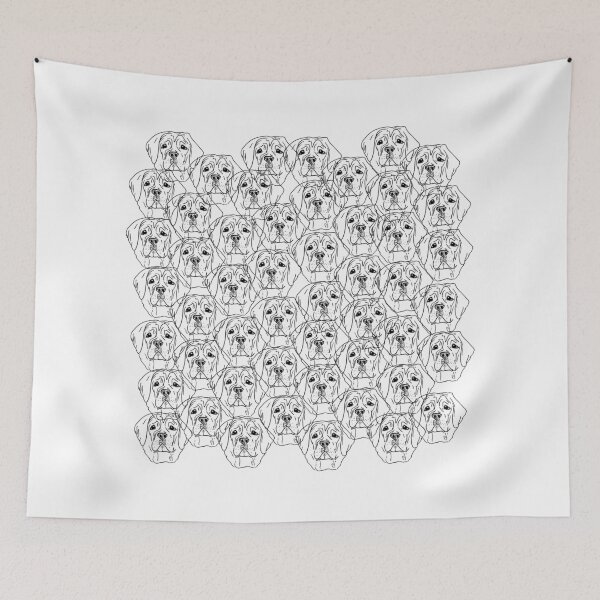 Item preview, Tosa inu terrier  pattern designed and sold by NinaBetterNot.