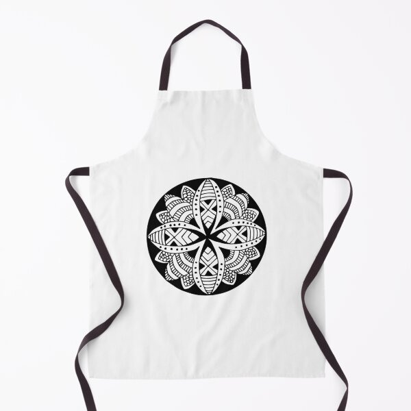 Item preview, Cute black mandala flower designed and sold by cyhdesign.